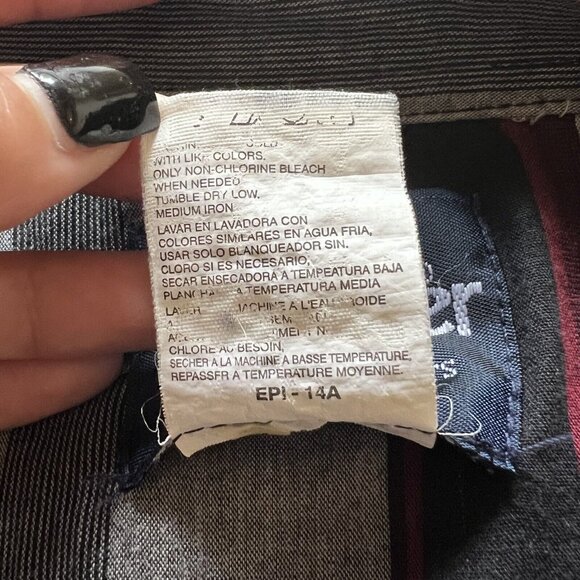 Wrangler Mens Western Shirt Size XL Striped Pearl Snap Long Sleeve Rodeo Classic - Picture 8 of 13